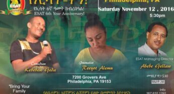 ESAT Day 6th year Anniversary Philadelphia, PA Nov 12 2016