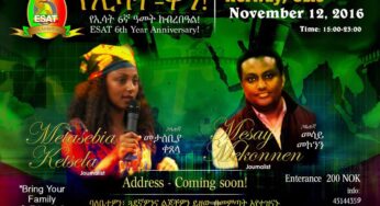 ESAT Day 6th year Anniversary Norway Oslo Nov 12 2016