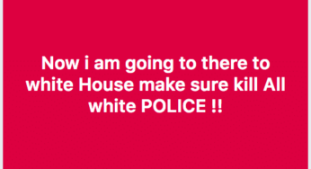 Ethiopian man arrested near White House after alleged threat against ‘all white police’