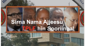 ESAT Do Not Feed the TPLF Killer Beast – Afan Oromo 04 January 2018