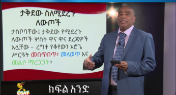 Yetimihirt Bilichita – Dr Tadesse Biru Kersmo, EFFECTIVE MANAGEMENT. Part One. 16 July 2018