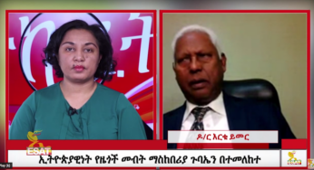 ESAT Tikuret: Reeyot With Dr Erku on Ethiopiawinet Council for the Defense of Citizen’s Right – March 2019