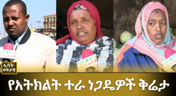 ESAT Wektawi የአትክልት ተራ ነጋዴዎች ቅሬታ – April 7,2020